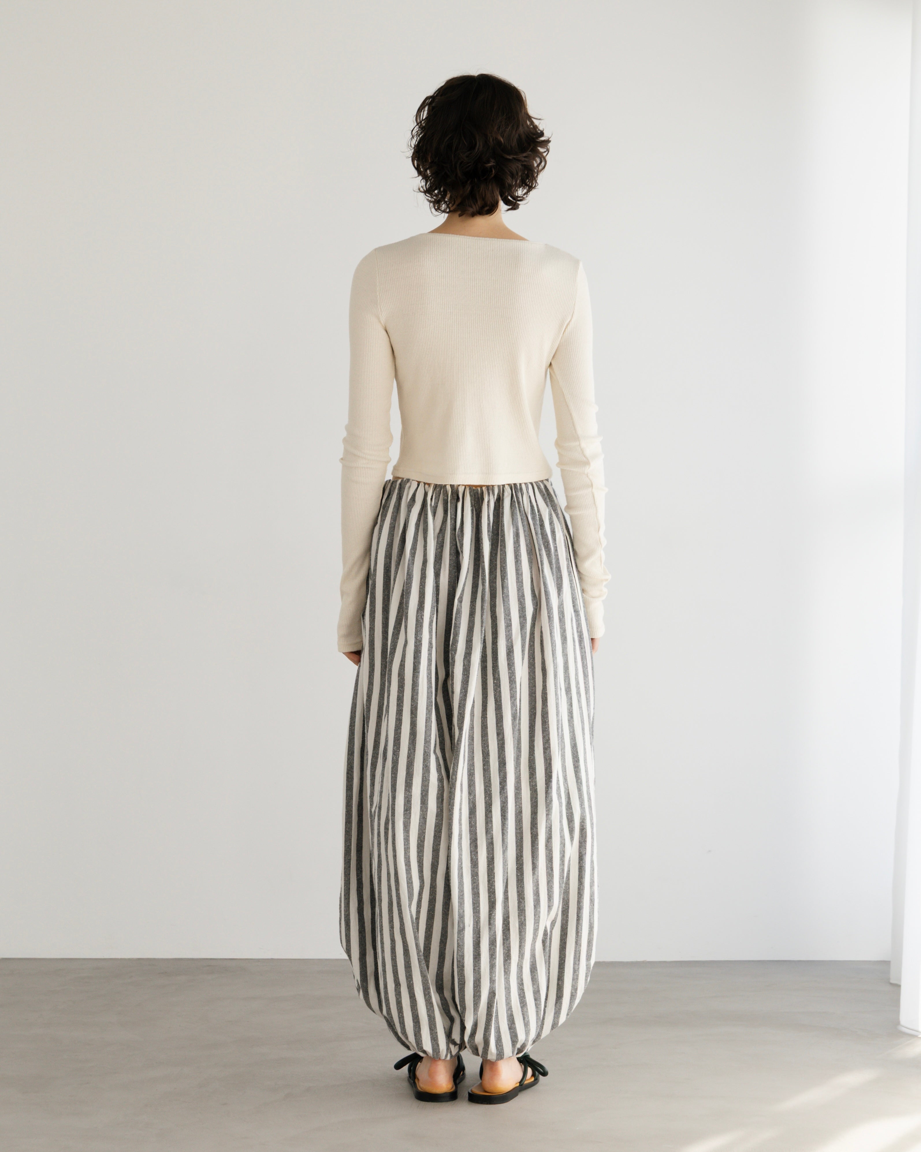 SILK RIB LONG SLEEVE PULLOVER(シルクリブロングスリーブプルオーバー)|BIYOMA(ビヨーマ)OFFICIAL ONLINE STORE