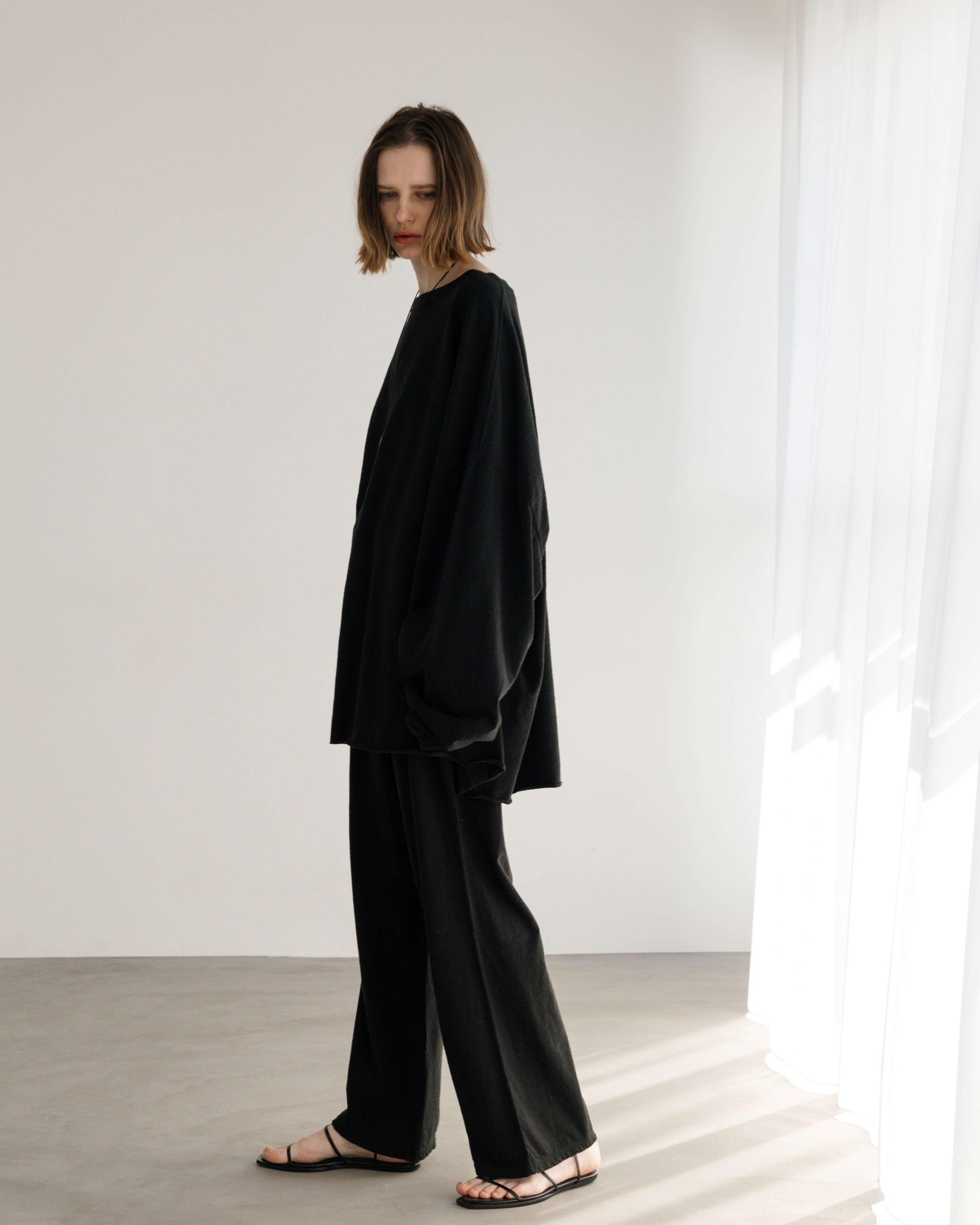 COTTON SILK LOOSE SILHOUETTE PULLOVER(コットンシルクルーズシルエットプルオーバー)|BIYOMA(ビヨーマ)OFFICIAL ONLINE STORE