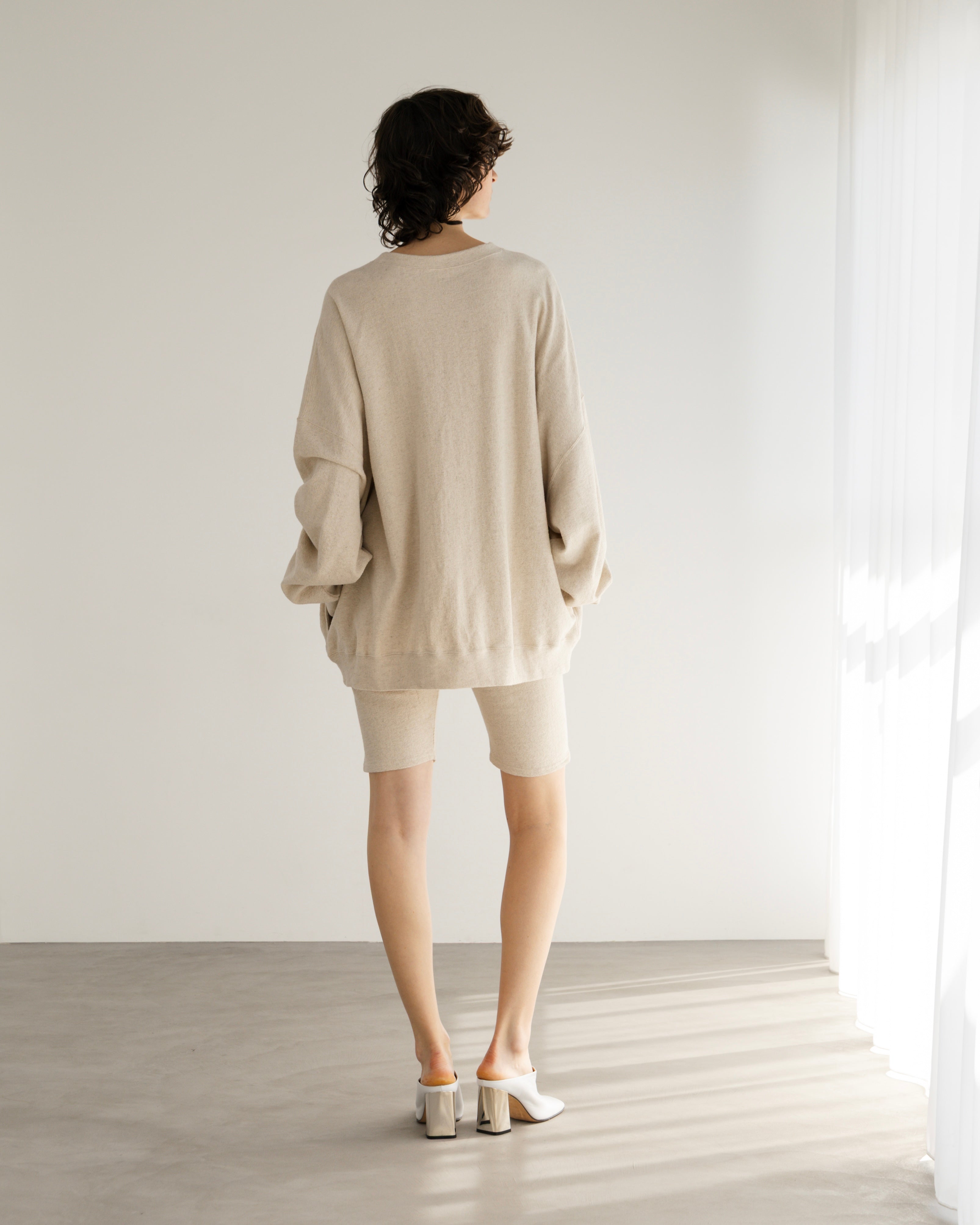 COTTON LINEN RIB SHORT LEGGINGS(コットンリネンリブショートレギンス)|BIYOMA(ビヨーマ)OFFICIAL ONLINE STORE